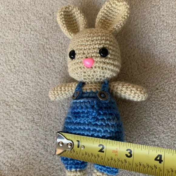 FUND RAISE- 2 bunnies - kid’s all hand crocheted project - Picture 4 of 10